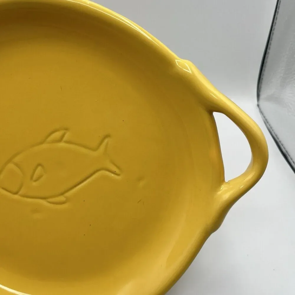 Coche Stoneware Plate - Yellow